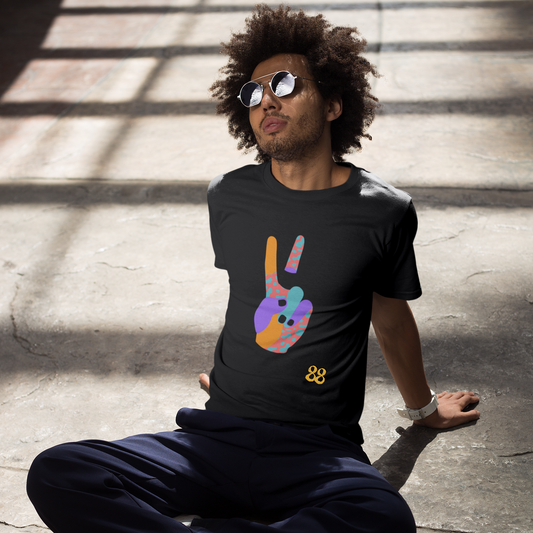 Gifted Era 'PEACES' Retro Graphic T-Shirt